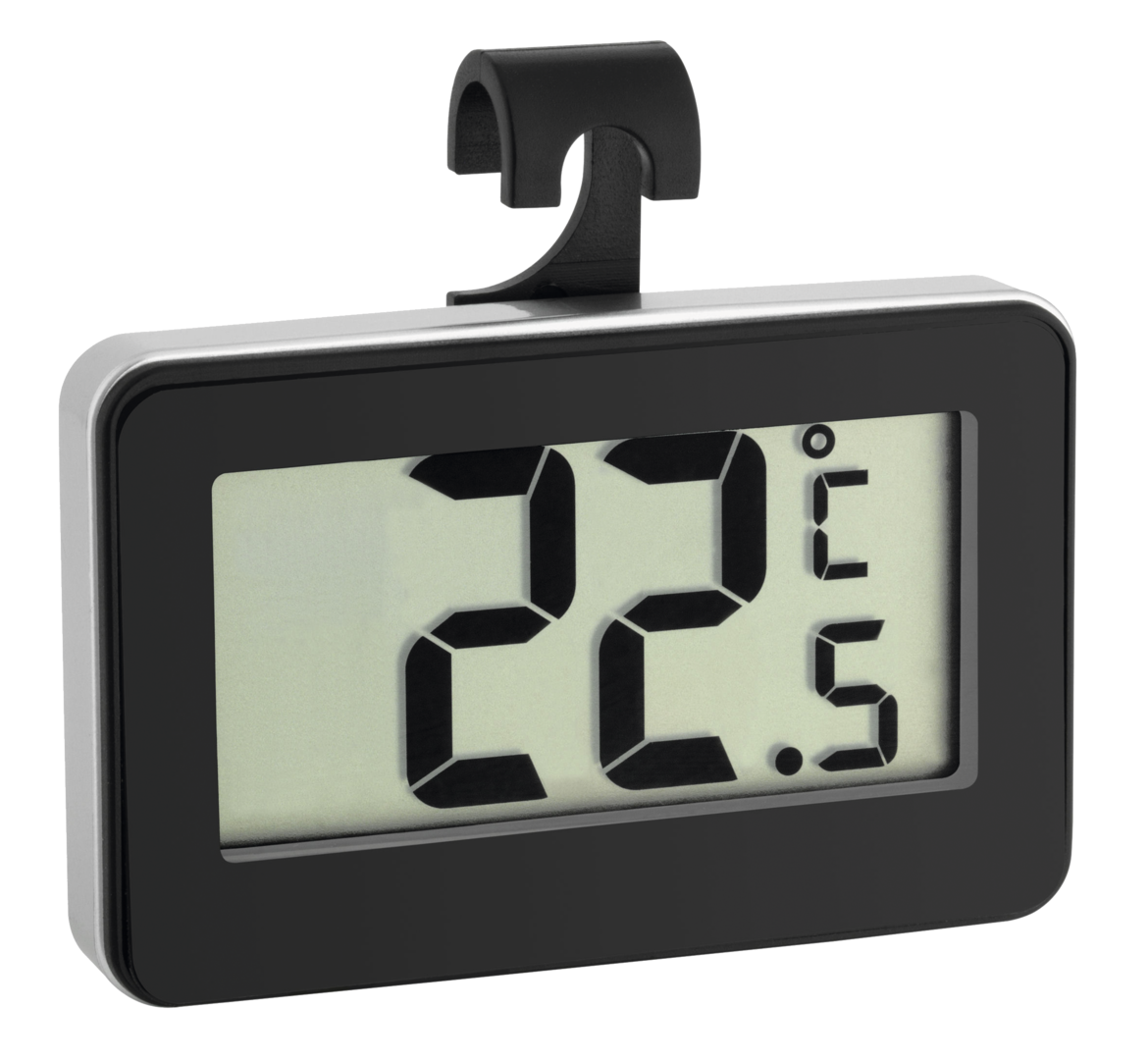 Digitales Thermometer schwarz (R) (1)