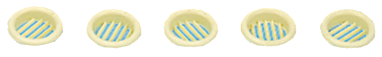 Lüftungsrosette 32 mm (5er Pack)