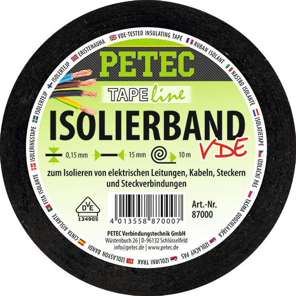 Isolierband, 10m x15mm