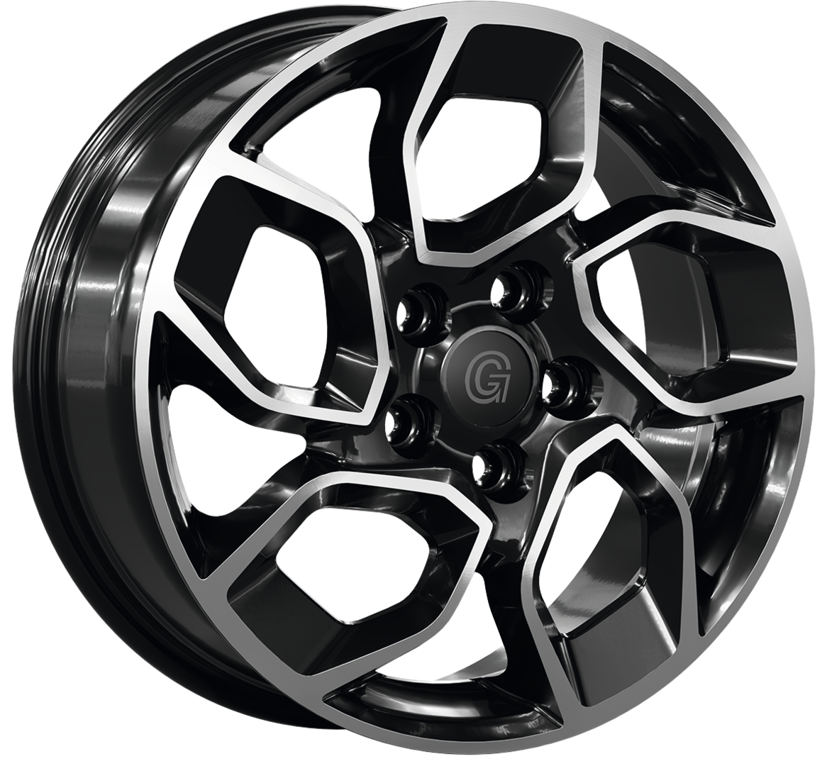 Alufelge GSH11 6,5x16 Black Pol. Glossy