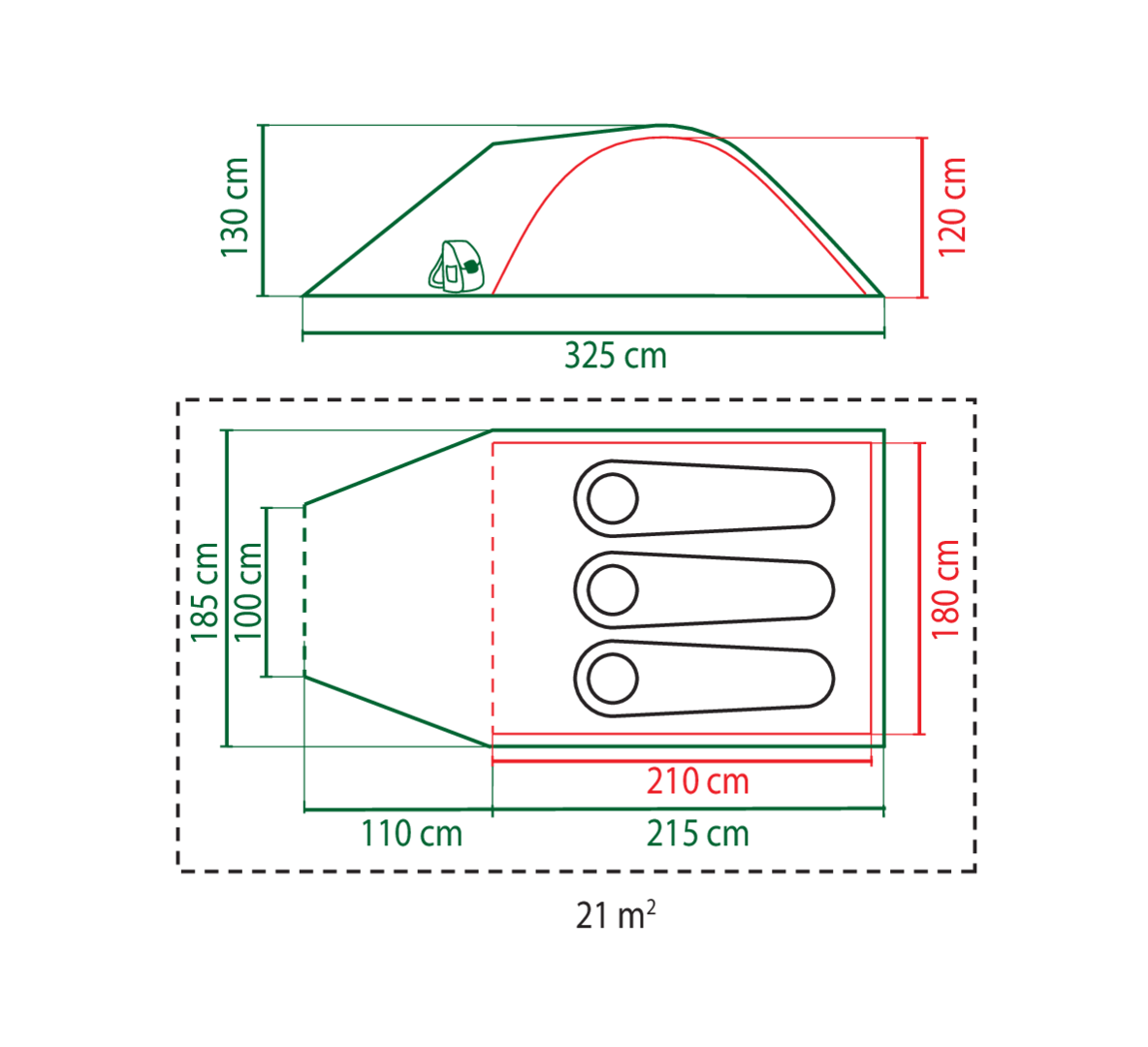 Coleman Darwin 3 Plus BlackOut