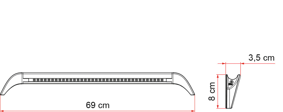 LED Awning Light Gutter