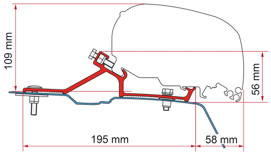 Adapter F80-F65 Renault Master 2010