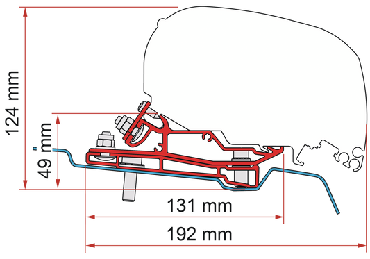Adapter Ford Transit H3 ab 2014 (S) (B)