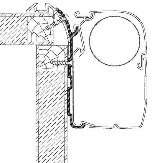 Adapter für EURA, 300 cm (S) (R)