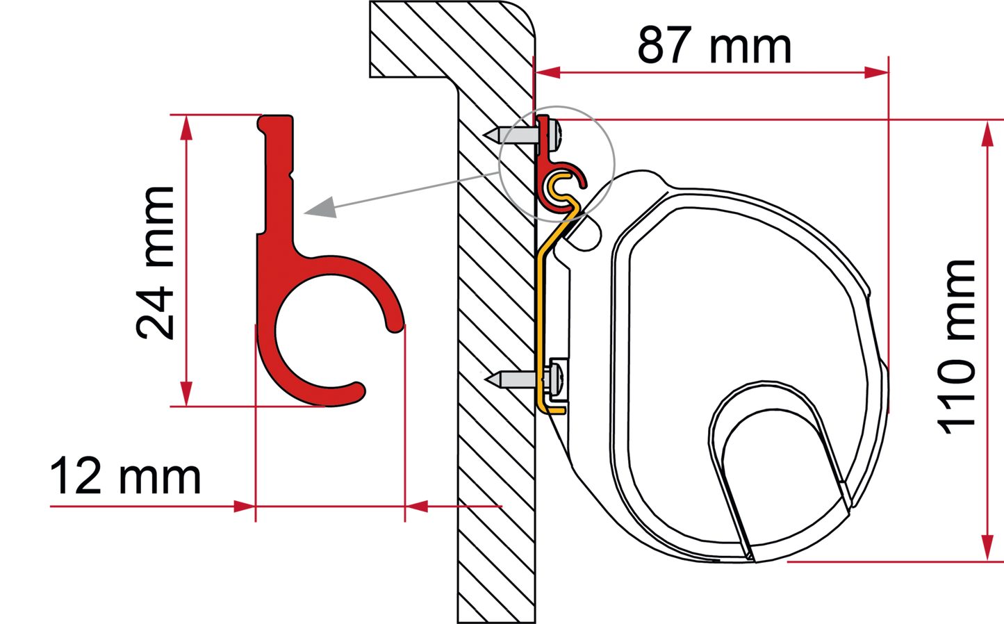 Adapter Rail R 400 (S)
