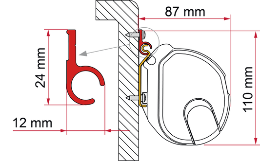 Adapter Rail R 400 (S)
