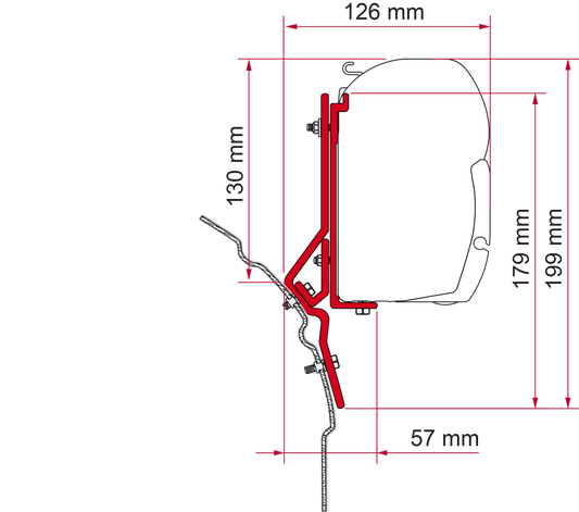 Adapter Kit VW T4 - Lift Roof