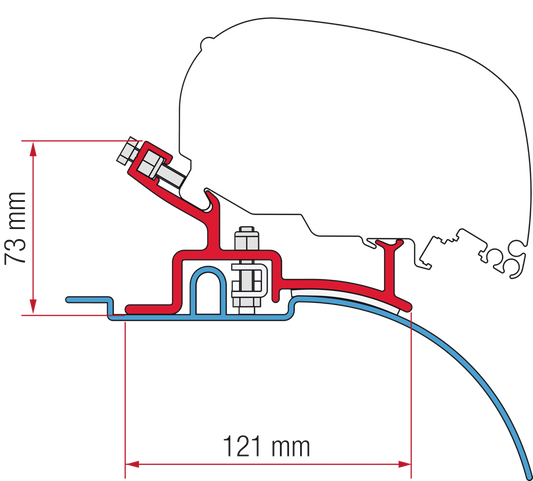 Adapter F80-F65 FD N bis 07 (R)