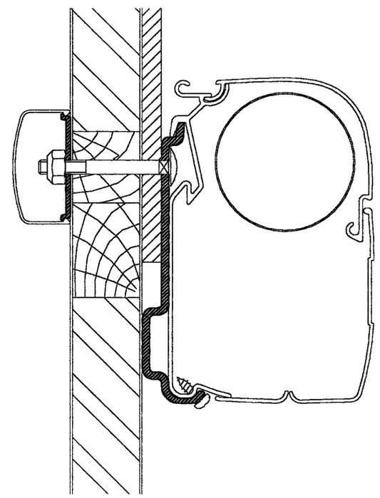 Adapter für CHAUSSON Allegro 350cm(S)(B)