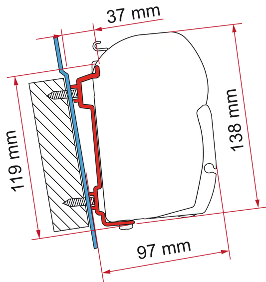 Adapter Ford Transit High Roof