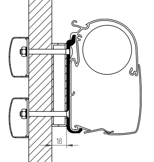 Adapter Dethl.Globeb.400-600,T8000(S)(B)