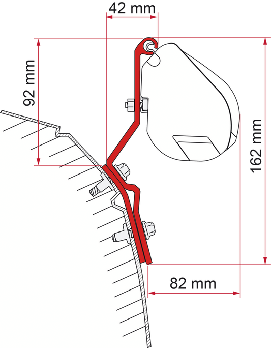 Adapter F35 VW T4 (A)