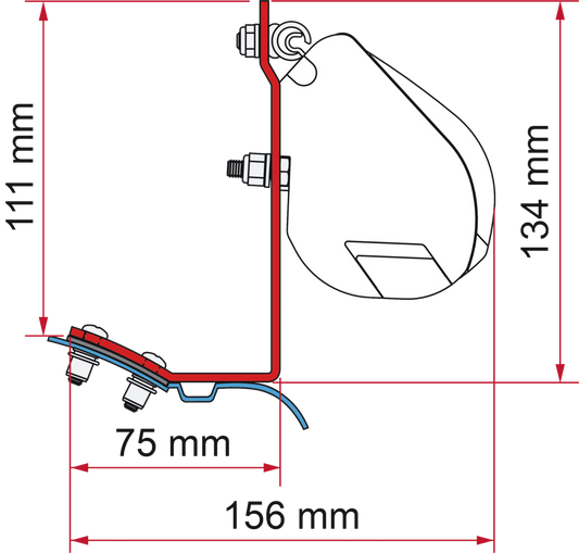 Adapter F35 MB Vito