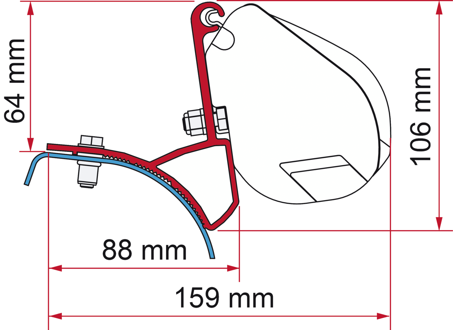 Adapter F35 Renault-Opel (A)