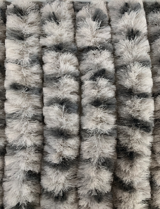 Flauschvorhang 100 x 200 cm hellgrau (R)