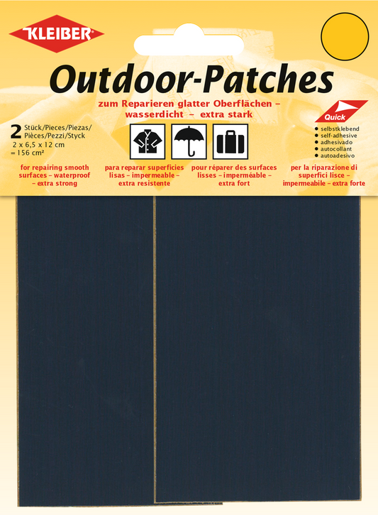 Outdoor-Patches, Fb. Dunkelblau
