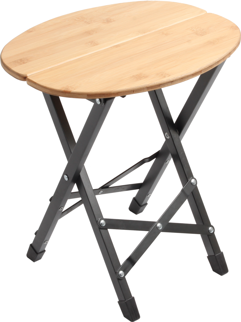 Klapphocker Twisty Bamboo Oval