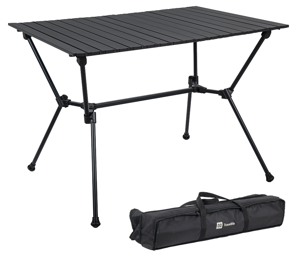 Tisch Travellife Finn black 100x70