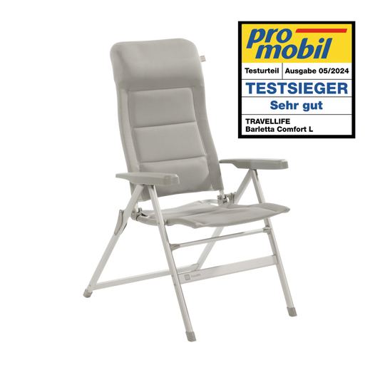 Klappsessel BARLETTA L light grey (A)