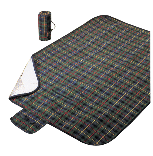 Picknick-Decke 135x190cm karo dunkel (R)