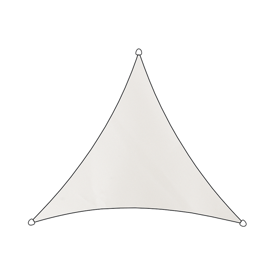 Sonnensegel Dreieck 500 cm weiß