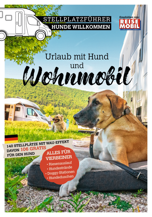Stellplatzführer Urlaub mit Hund