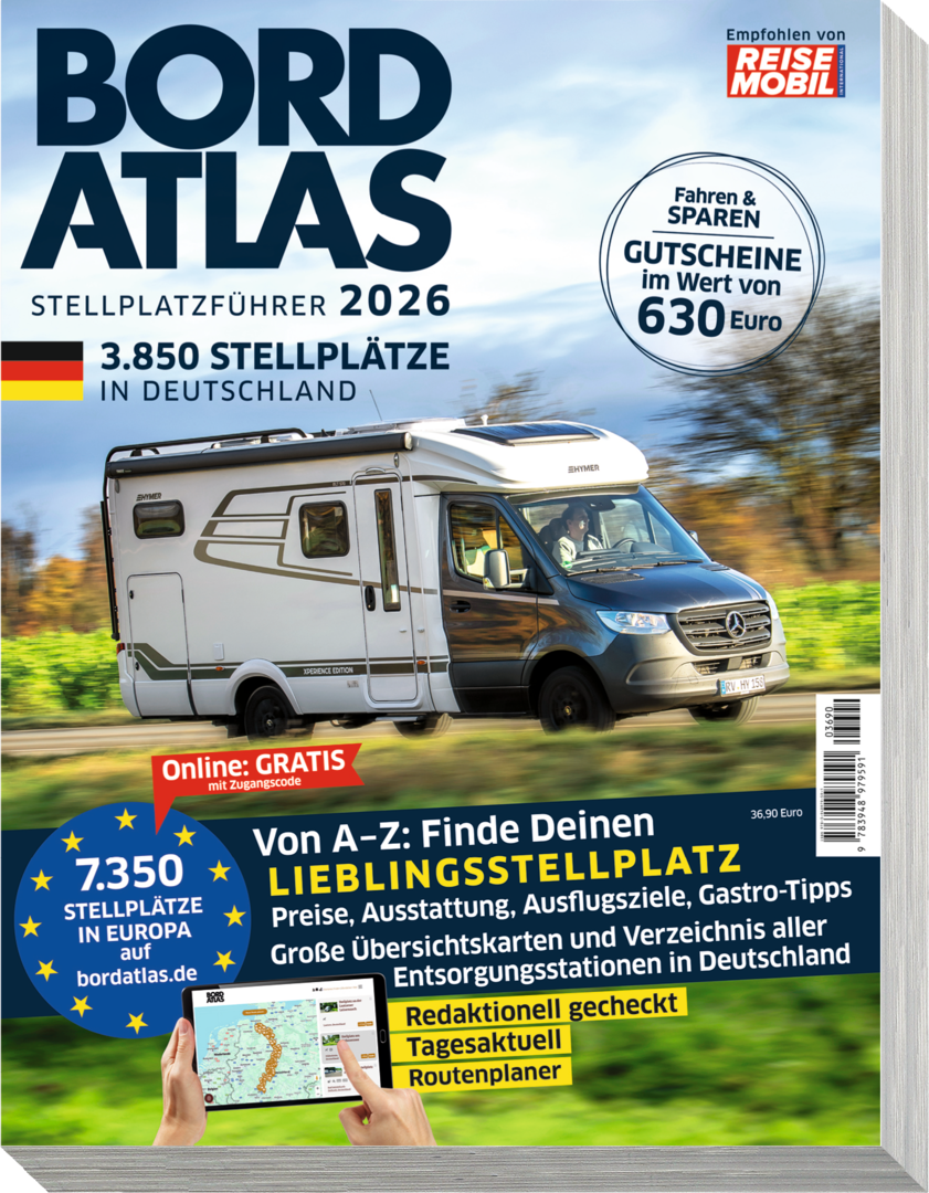 Bordatlas Stellplatzführer 2026