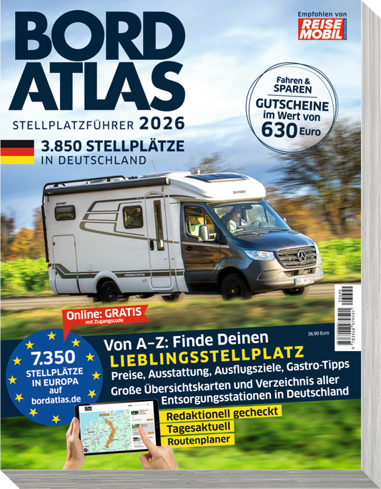 Bordatlas Stellplatzführer 2026