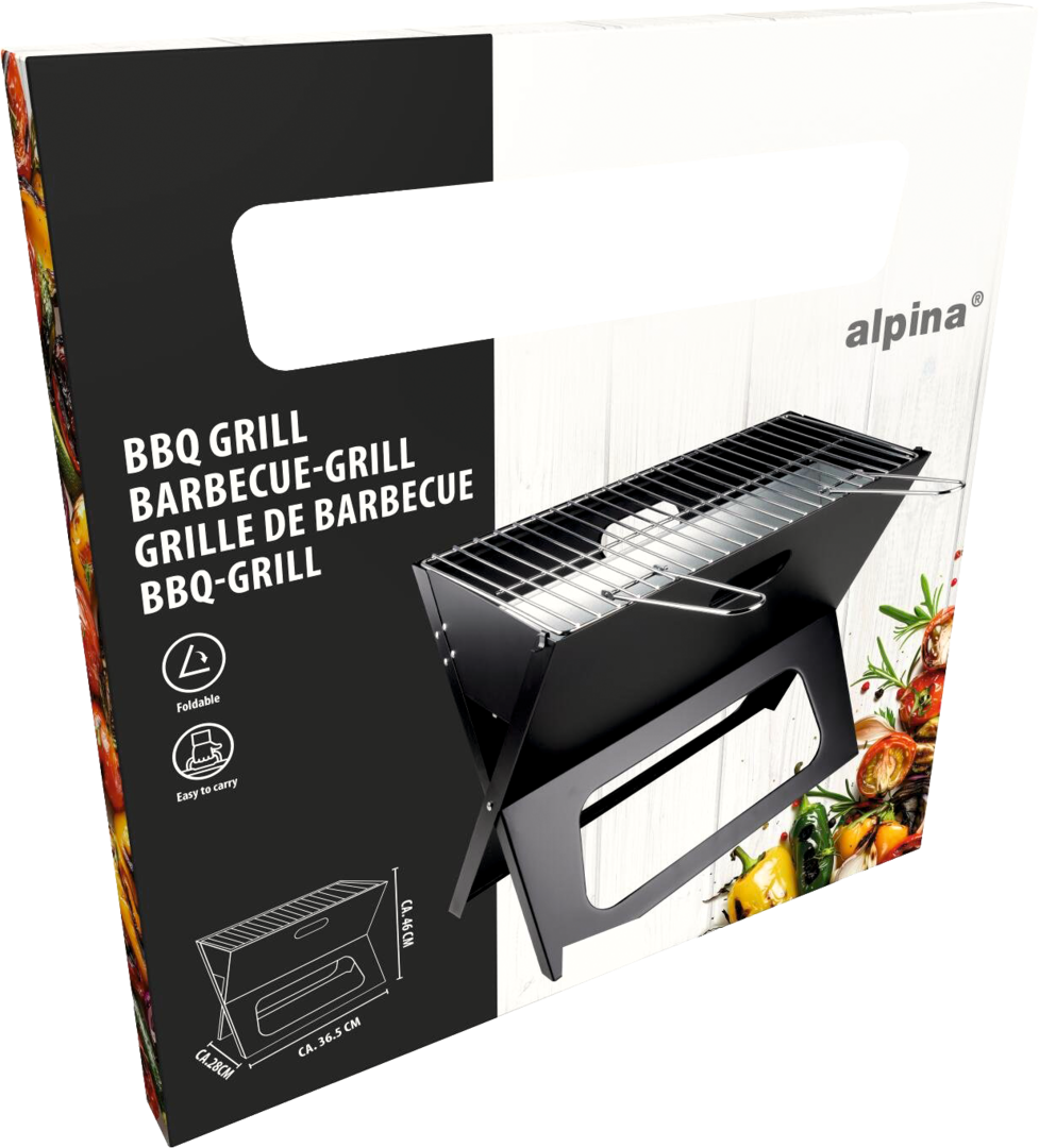 Holzkohlegrill faltbar