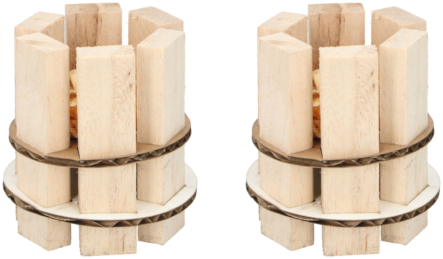 Feueranzünder Holz 2er Pack