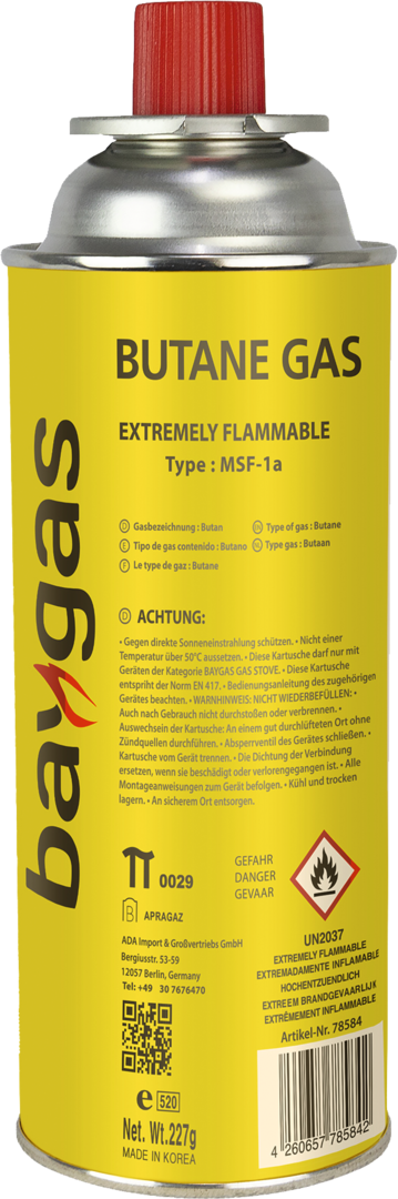 Gaskartusche 227g Butangas