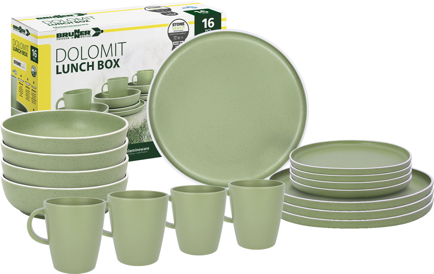 Lunch Box DOLOMIT GREEN