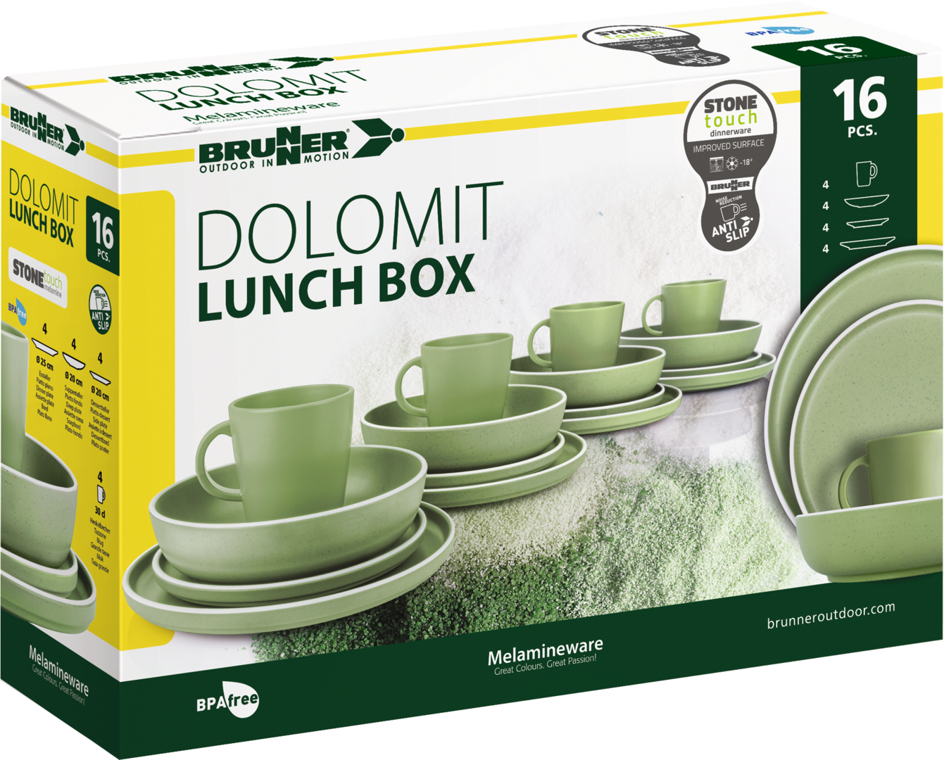 Lunch Box DOLOMIT GREEN