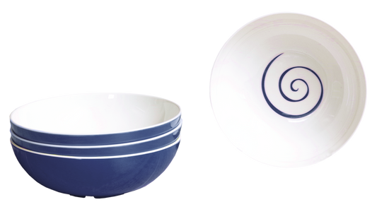 Müslischalenset TWIST blau 4 tlg (R)