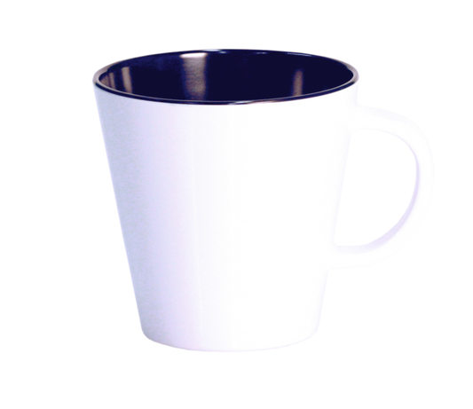 Tasse LINEA weiß-blau (R)
