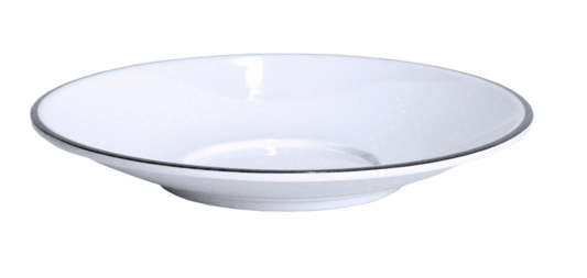 Untertasse LINEA schwarz (R)