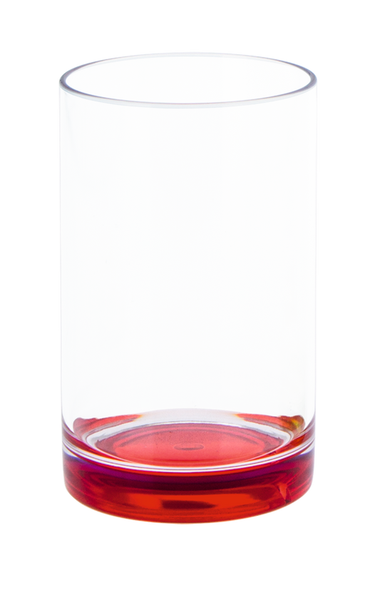 Trinkglas Boden rot (R)