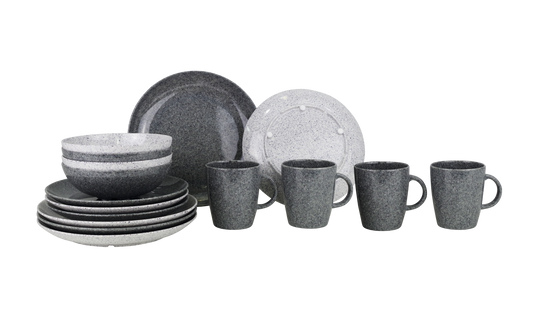 Melamin-Set CLASSIC LINE GRANITE (R)