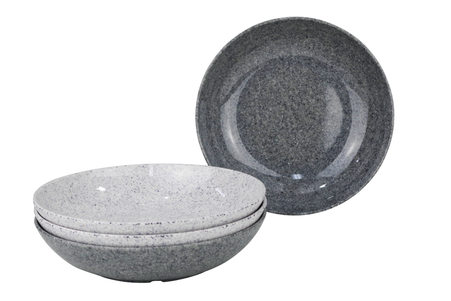 Melaminset Classic-Line Granite 4tlg.(R)