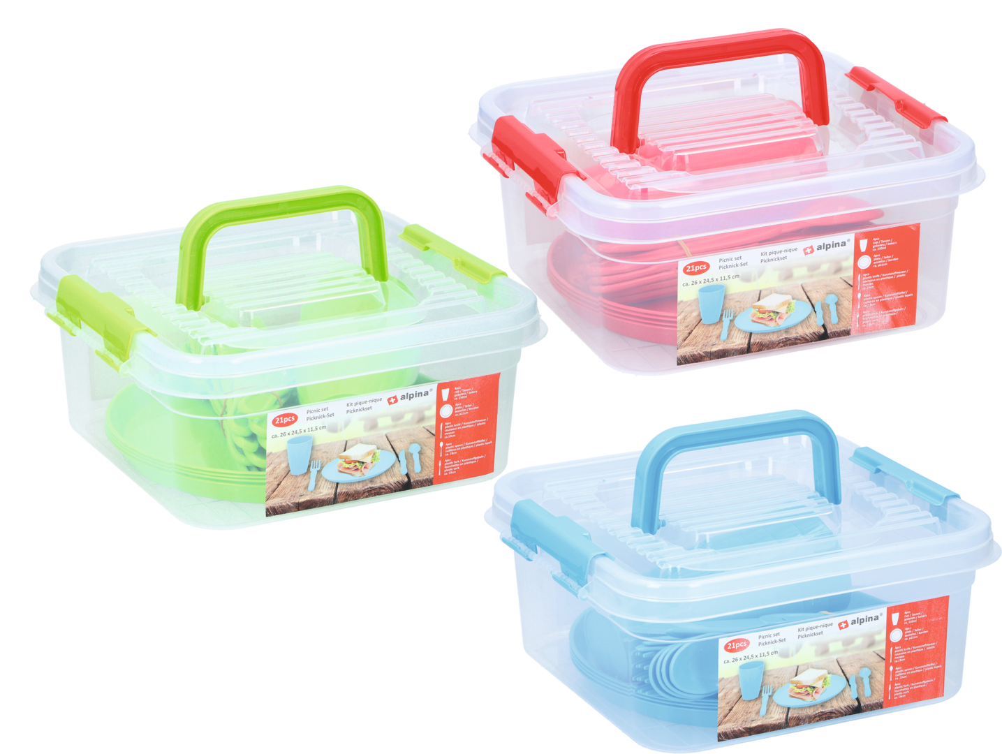 Picknick-set 21-teilig (A)