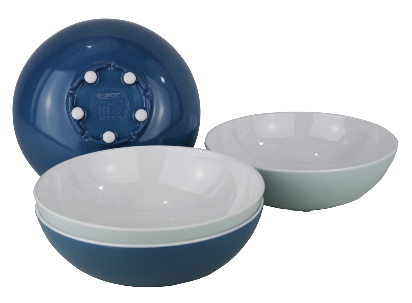 Melaminset Schalen-Lavendel, 4 tlg. (R)