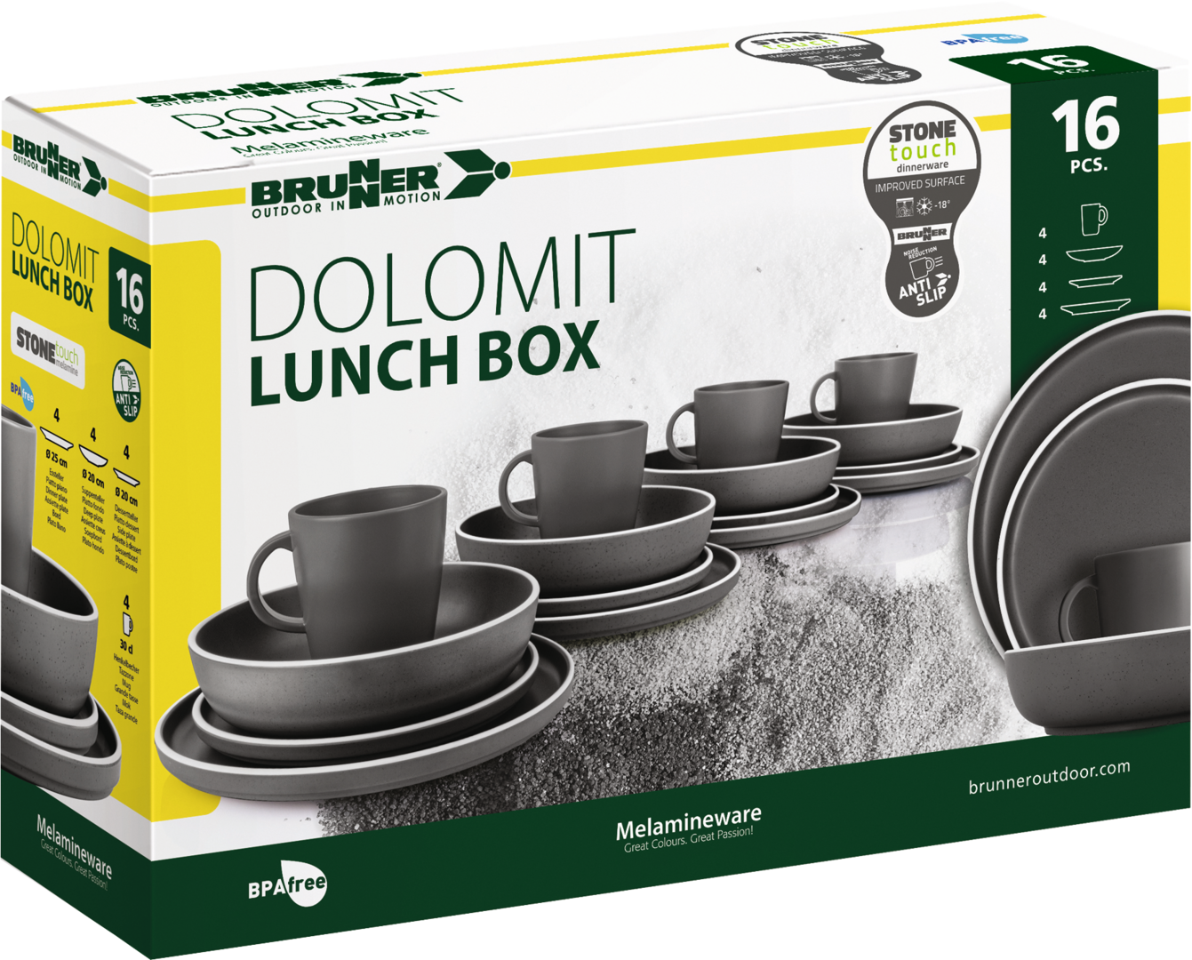 Lunch Box DOLOMIT GREY