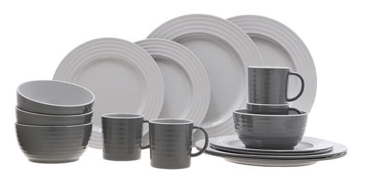 Geschirrset ROTA grey