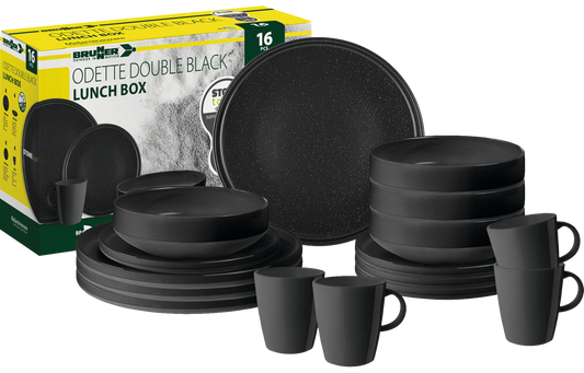 Lunch Box ODETTE DOUBLE BLACK