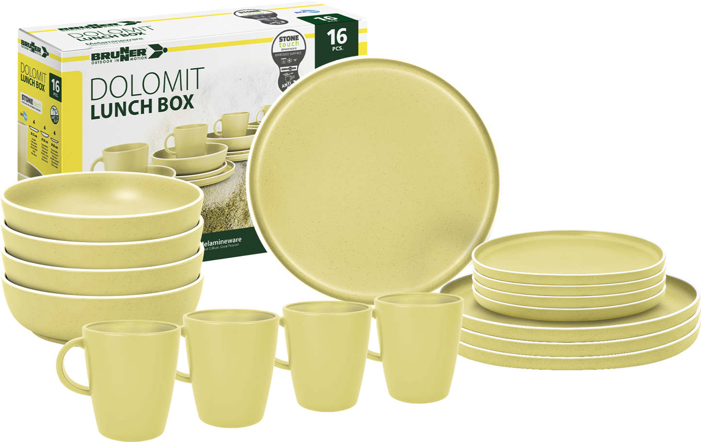 Lunch Box DOLOMIT YELLOW