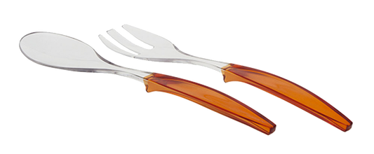 Salatbesteck orange (R)