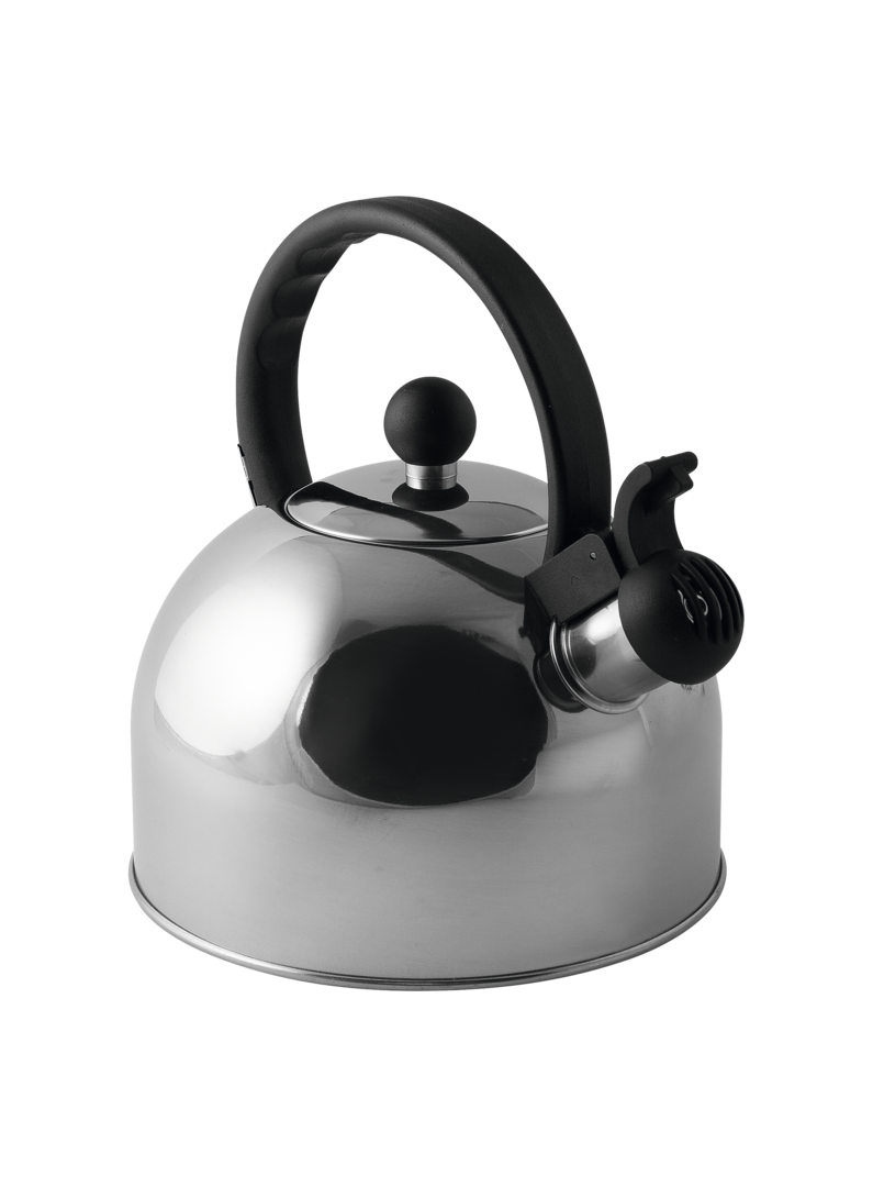 Flötenkessel Edelstahl silber 2 l (A)