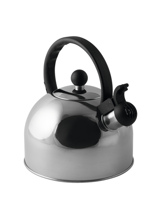 Flötenkessel Edelstahl silber 2 l (A)