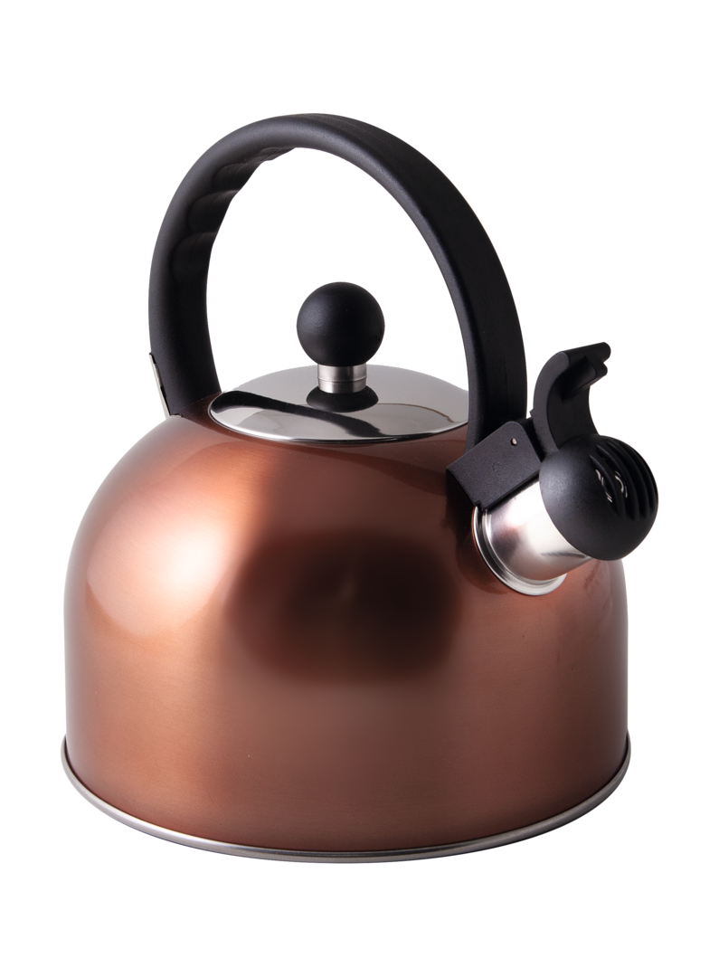 Flötenkessel Edelstahl Kupfer 2 l